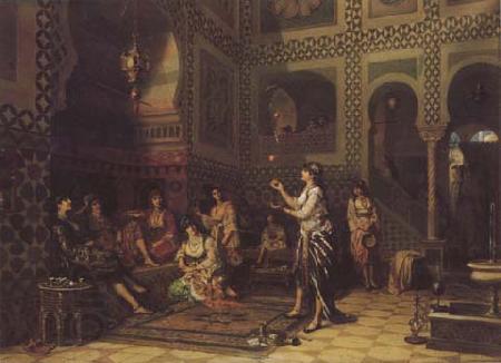Jean-Baptiste Huysmans Les Chlaoucha au harem (Algerie) (mk32) China oil painting art